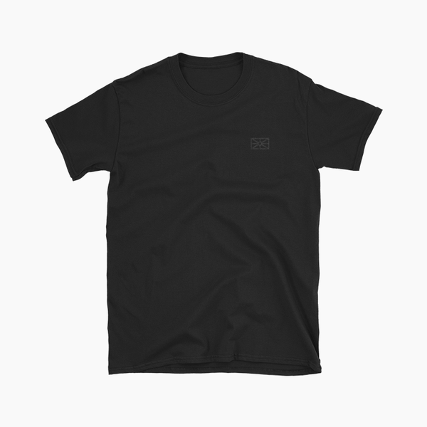 Logo Tee (Black/Black Logo) – N-O-D-E